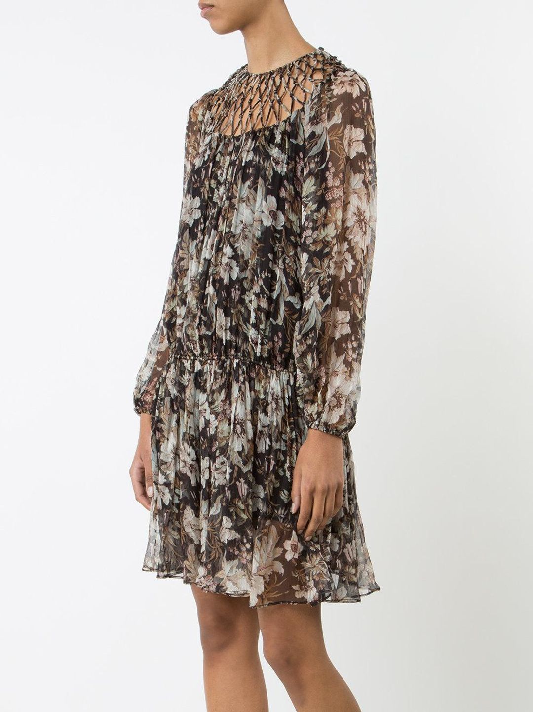 Zimmermann Gossamer Lattice Drawn Dress size 6 for rent on The Volte - main image