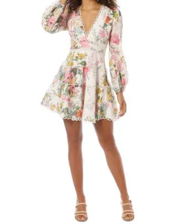 Zimmermann Heathers Flounce Short Dress  Floral Print Size 0/Au 8  for rent on The Volte - image 2