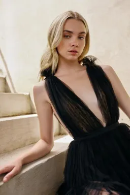 Lexi Zendaya Dress Black Size AU 6 for rent on The Volte - image 4