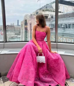 Aje Evangeline Cornelli Maxi Dress Protea Pink Size L / AU 12 for rent on The Volte - image 4