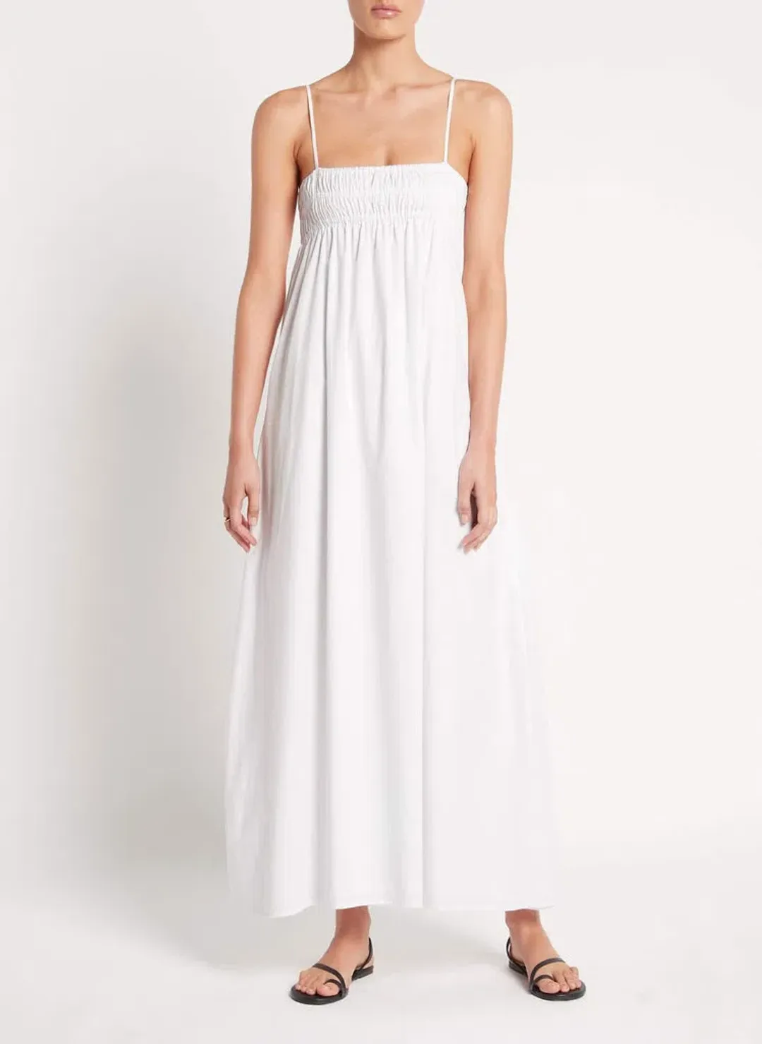 Faithfull the Brand Utica Maxi Dress White Size 8 / S for rent on The Volte - main image