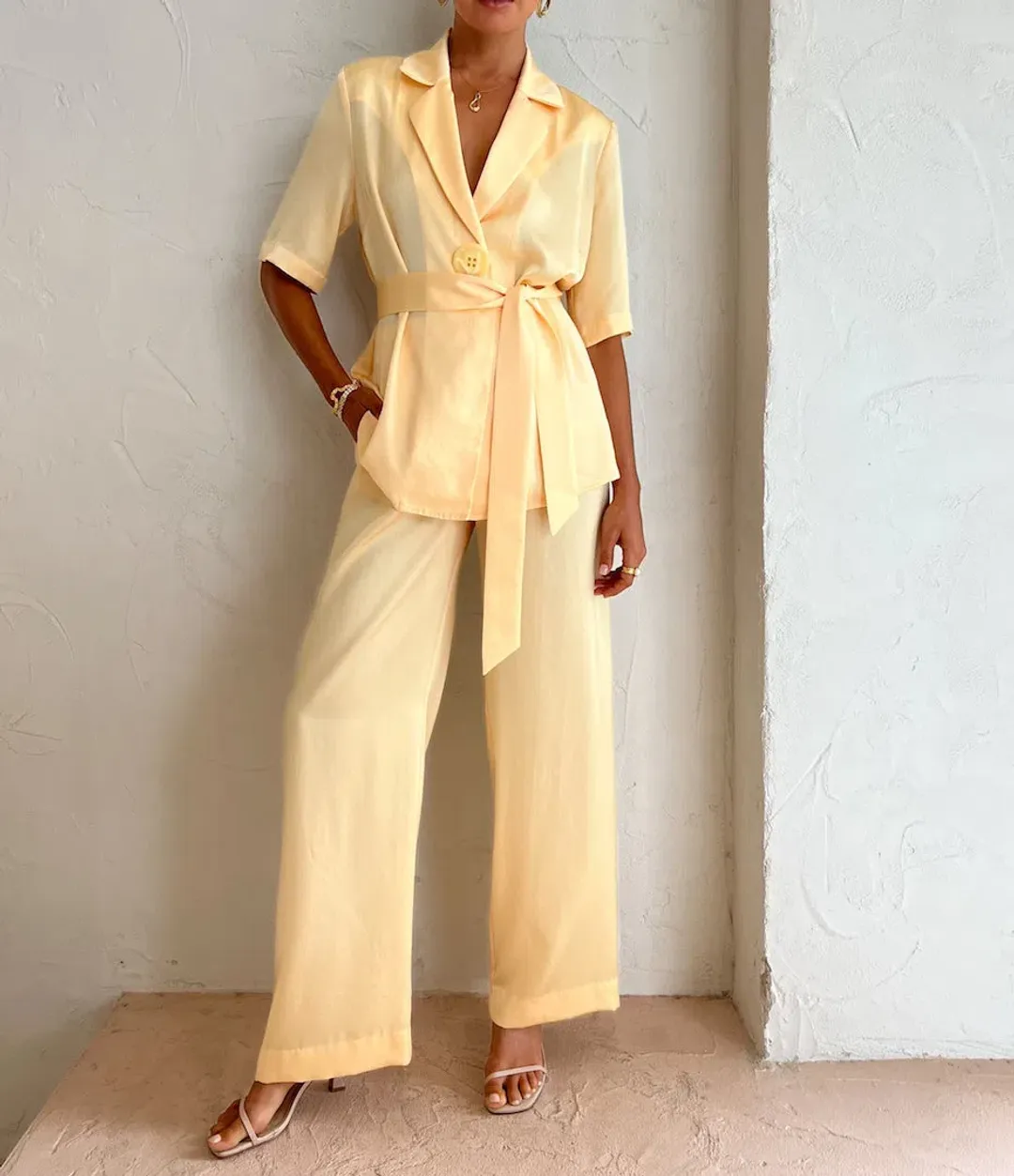 Viktoria & Woods Chorus Shirt & Pilot Pants Flax Size 6 for rent on The Volte - main image