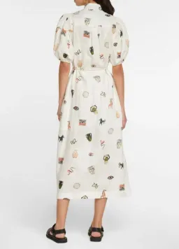 Alemais Hera Midi Dress in Ivory Size 12 for rent on The Volte - image 2