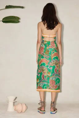 Alemais Marion Bodice Dress Green Size 8 / S for rent on The Volte - image 3