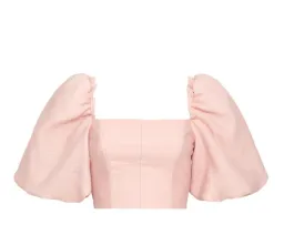 Aje Esme Puff Sleeve Cropped Top Pink Size 10 / M for rent on The Volte - image 3