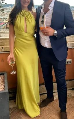 Ronny Kobo Wonder Dress Chartruse Size 8 for rent on The Volte - image 6