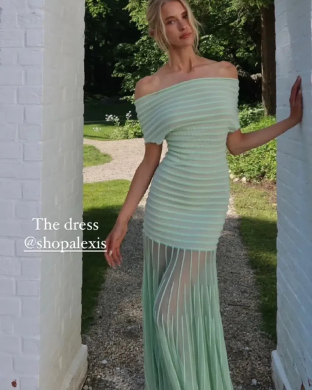 Alexis - Marce Dress - Mint for rent on The Volte - main image