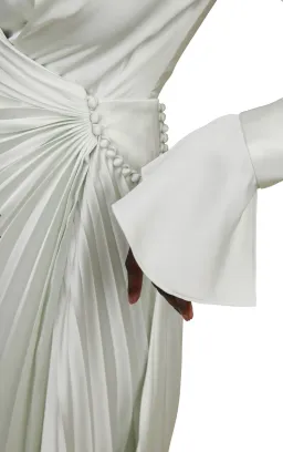 Acler Cresta Midi Dress Apple Size 8 for rent on The Volte - image 4