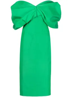 Rachel Gilbert Xavier Midi Dress Green Size 1/ AU 8 for rent on The Volte - image 4