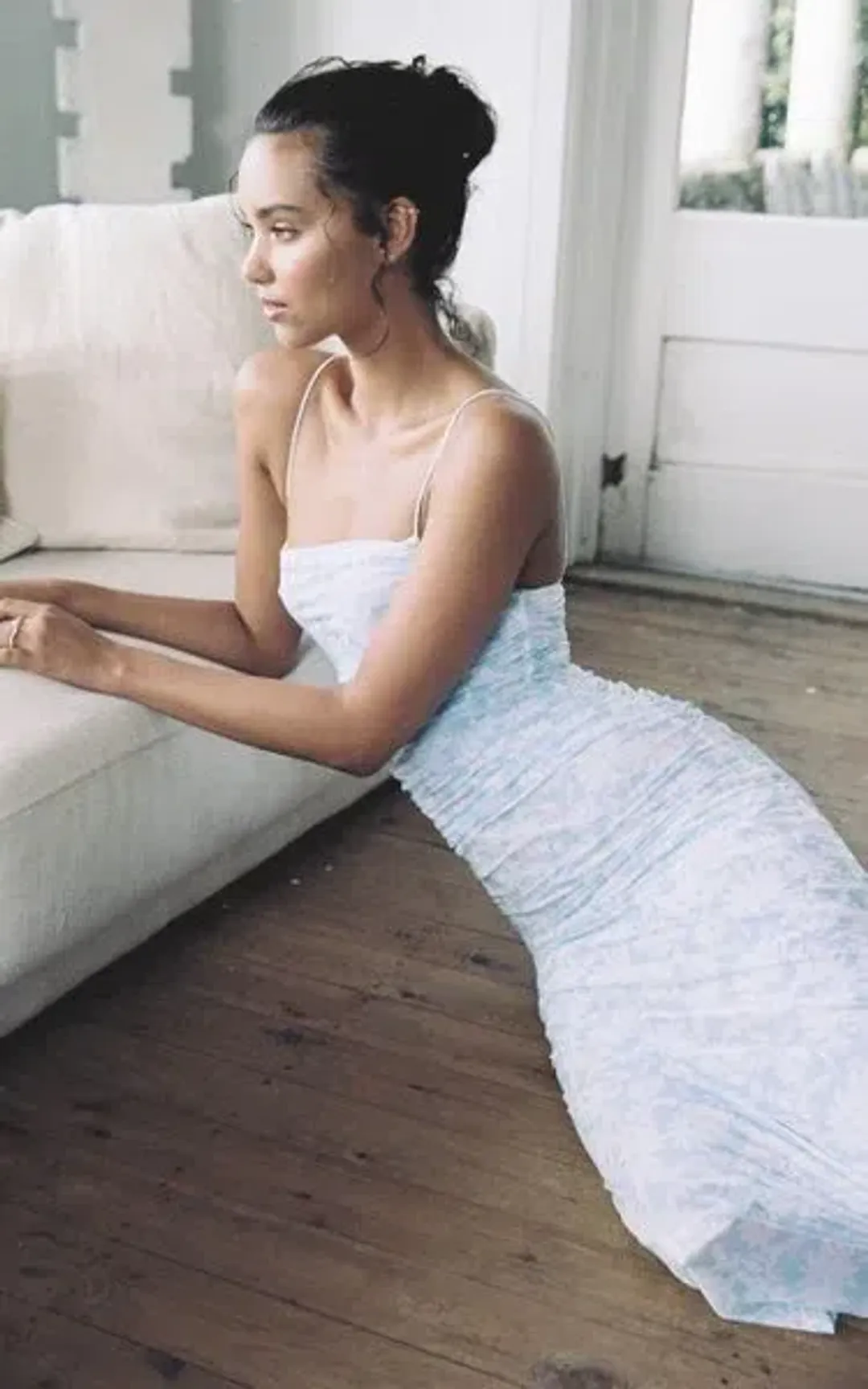 Significant Other Verona Dress Peppermint Daisy Size 12  for rent on The Volte - main image