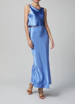 Bec & Bridge Delphine Top and Skirt Set in Cornflower Blue Size 14 for rent on The Volte - image 1