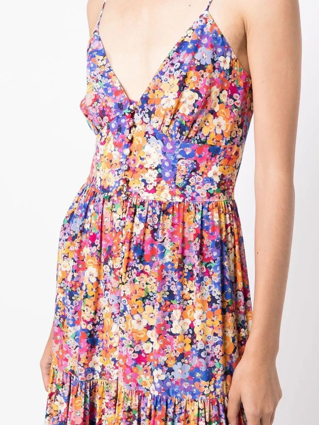 Rebecca Vallance Through the Grapevine Maxi Dress Multi Size 14 for rent on The Volte - main image