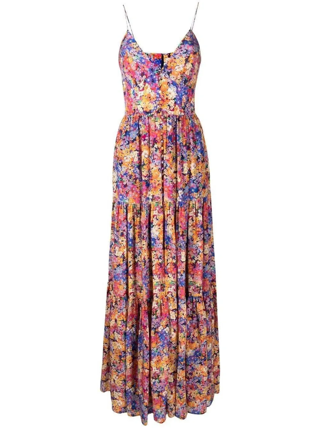 Rebecca Vallance Through the Grapevine Maxi Dress Multi Size 14 for rent on The Volte - main image