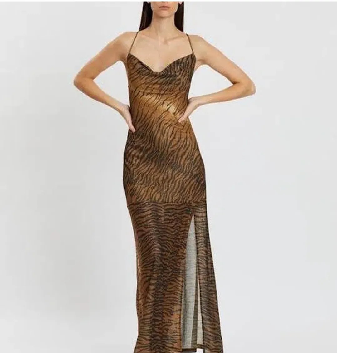 Hansen and Gretel Lopez Maxi Dress Print Size M / Au 10 for rent on The Volte - main image