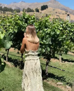 Lee Mathews Nina Crinkle Silk Floral Cami Dress Floral Size 12 for rent on The Volte - image 3