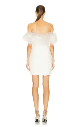 Rachel Gilbert Zion Mini Dress Ivory Size AU 8 for rent on The Volte - image 2