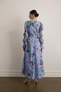 Kate Ford Caracus Cut Out Gown Multi Print Size 10 for rent on The Volte - image 2