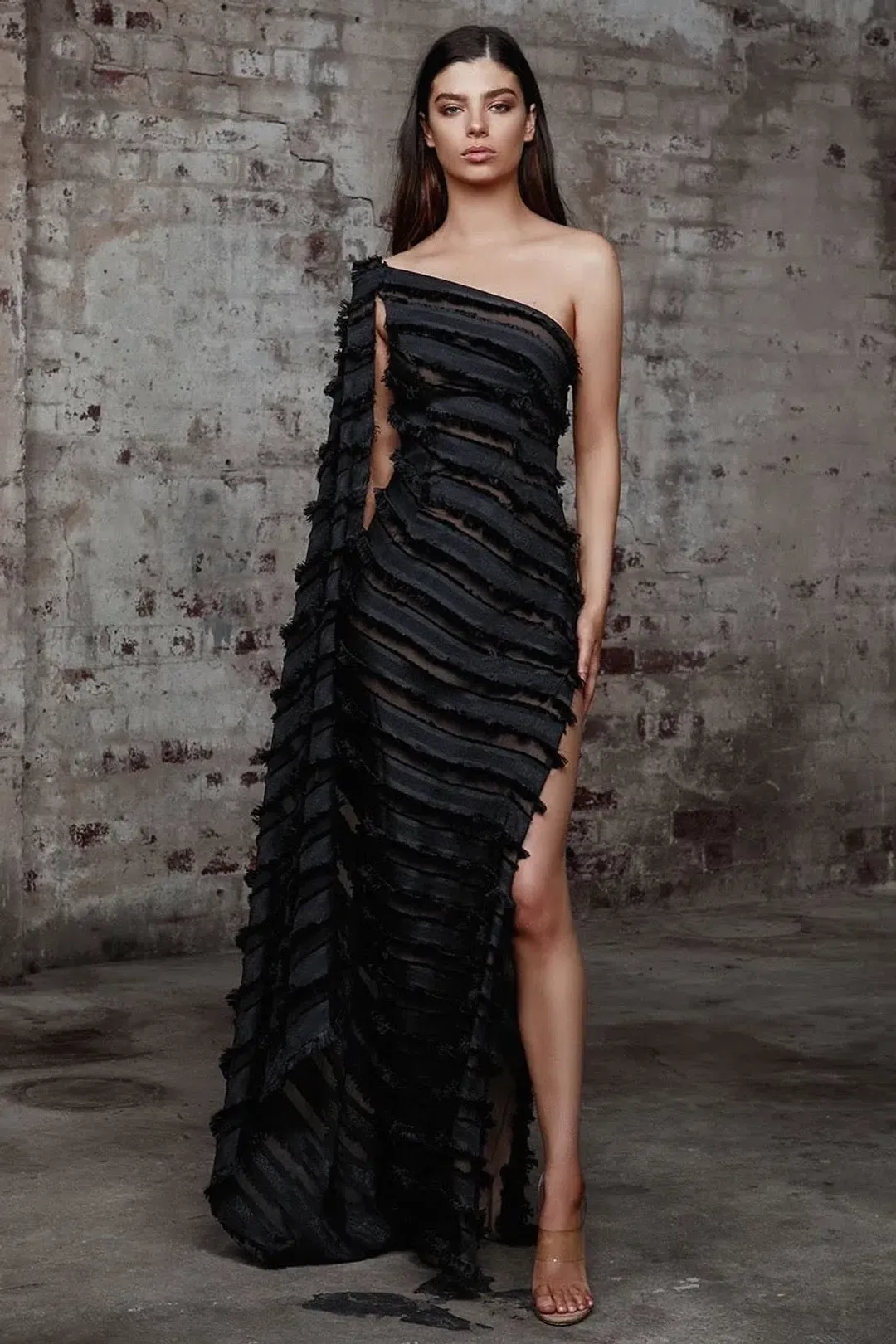 Lexi Bowery Gown Black Size 10 for rent on The Volte - main image