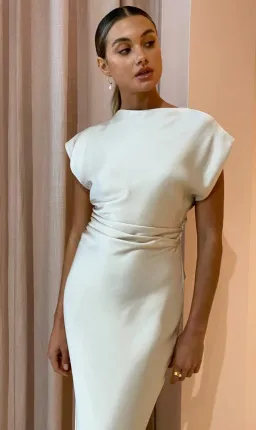 Camilla and Marc Eclar Dress Champagne Size 8 for rent on The Volte - image 3