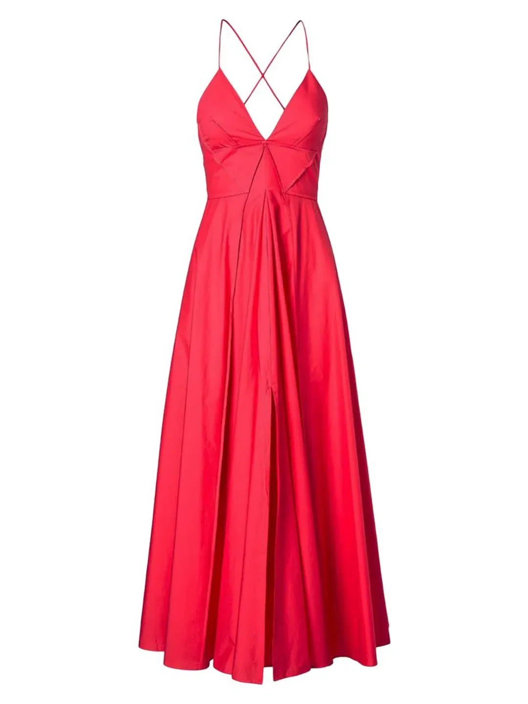 Scanlan Theodore Parachute Strappy Dress in Fuchsia Size 8 for rent on The Volte - main image