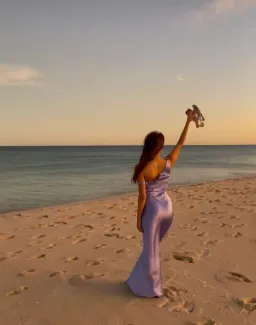 Natalie Rolt Monika Gown in Bluebell Size 1 / AU 8 for rent on The Volte - image 4