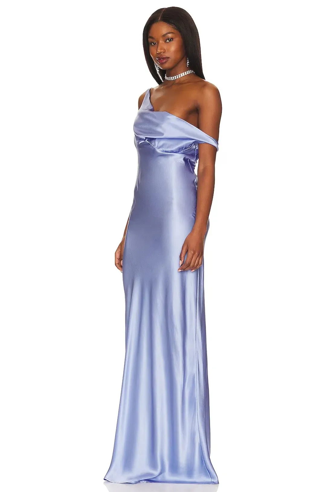 Natalie Rolt Monika Gown in Bluebell Size 1 / AU 8 for rent on The Volte - main image