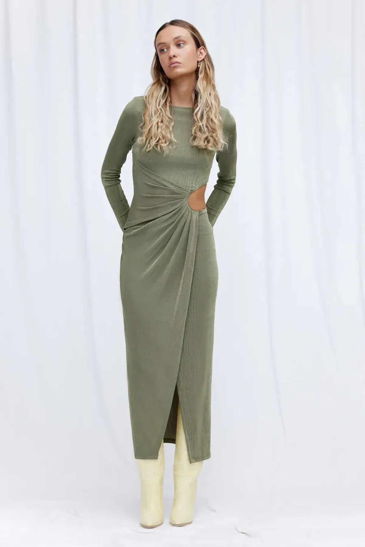 Significant Other  Ivy Midi Dress Green Size 8 for rent on The Volte - main image