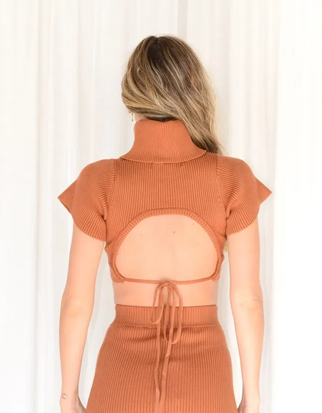 Isabelle Quinn Natalie Set Terracotta Size 6 for rent on The Volte - main image