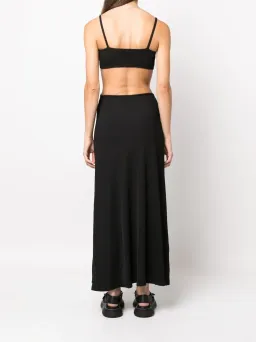 Christopher Esber Crystal Torso Bra Dress Black Size 10 for rent on The Volte - image 3