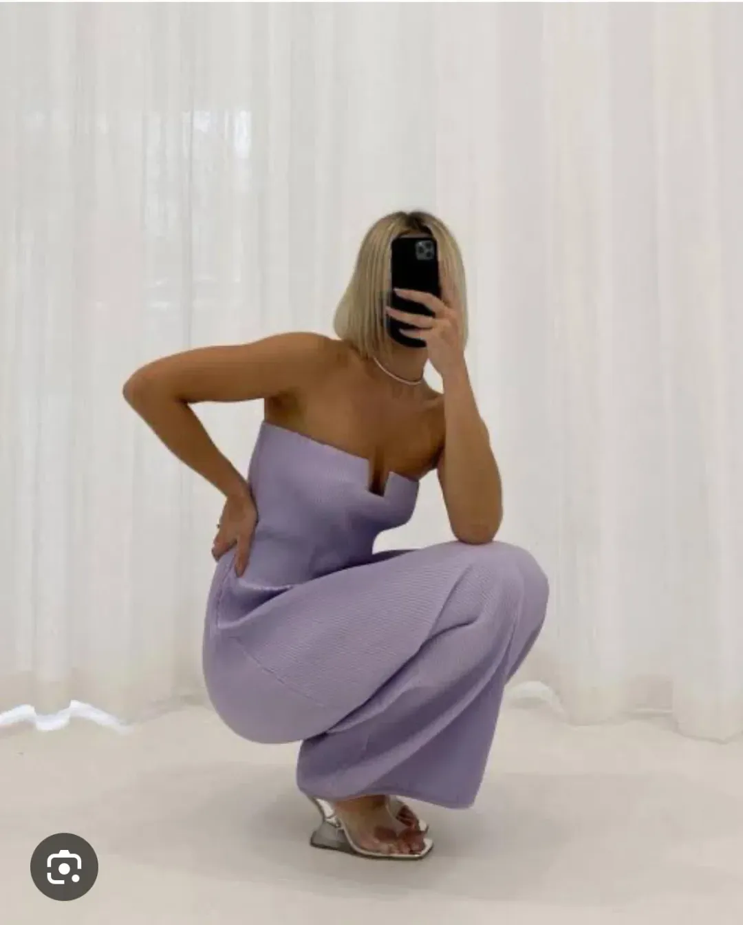 Natalie Rolt Josephine Dress Lilac Size 1 / Au 8 for rent on The Volte - main image