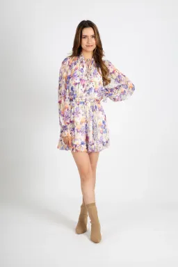 Zimmermann Tama Ruffle Mini Dress Floral Size 0 / AU 8 for rent on The Volte - image 2