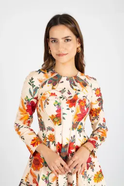 Zimmermann Ginger Fit & Flare Mini Dress Floral Size 0 / AU 8 for rent on The Volte - image 5