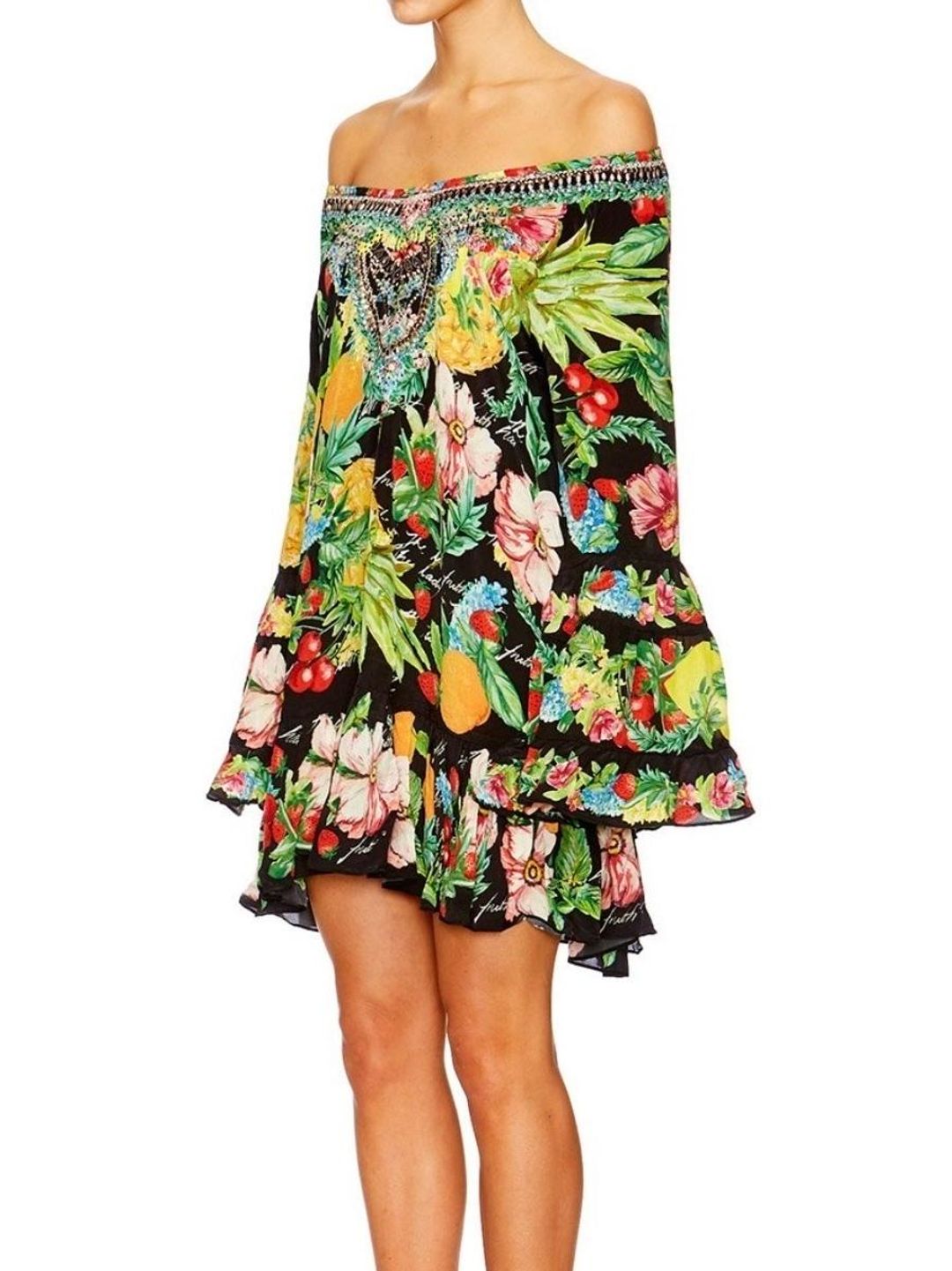 Camilla Call Me Carmen A Line Frill Dress Size 8 for rent on The Volte - main image