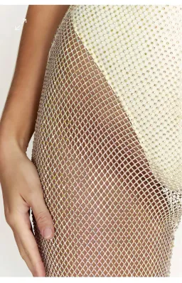 Meshki Diamond Pant Set Cream Size AU 10 for rent on The Volte - image 2