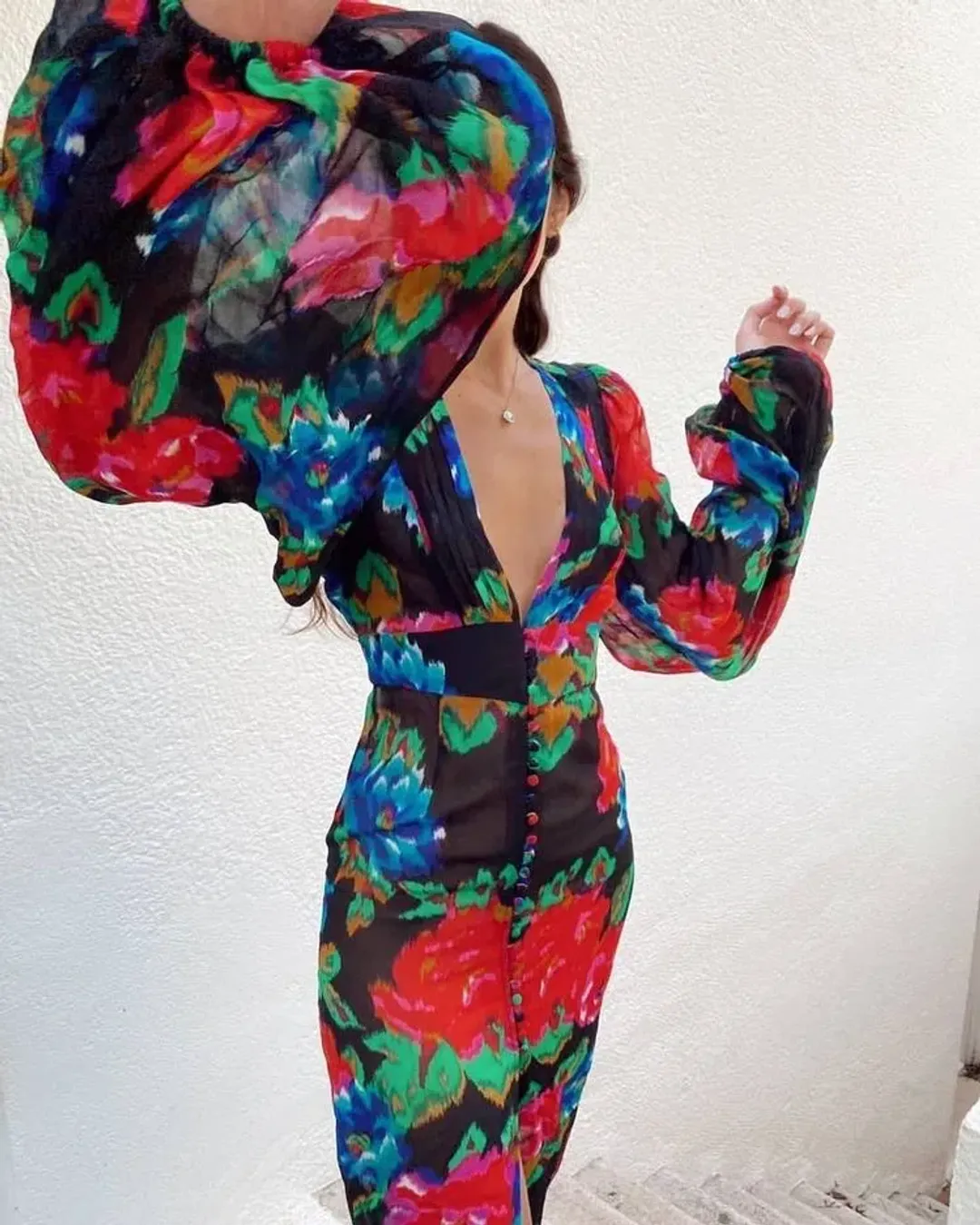 Rat and Boa Ferreira Dress Print Size 10 for rent on The Volte - main image