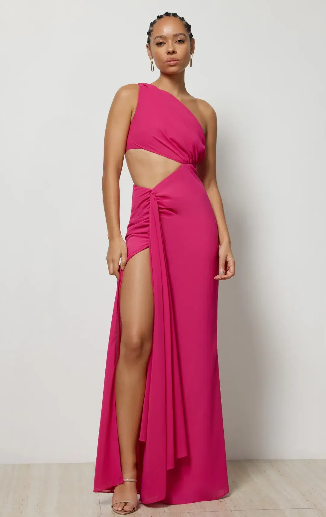 Lexi Sol Dress Fuchsia Size 8 for rent on The Volte - main image