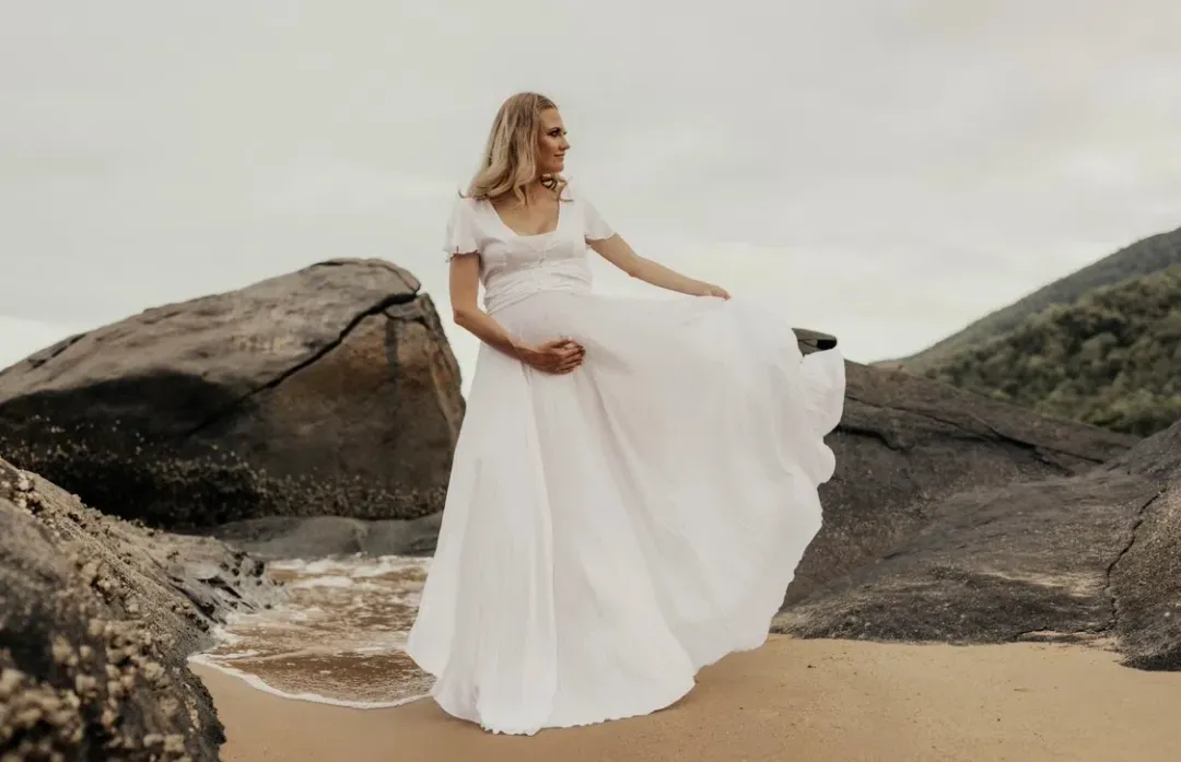 Coven & Co Halo Gown White Size XS (AU 6) for rent on The Volte - main image