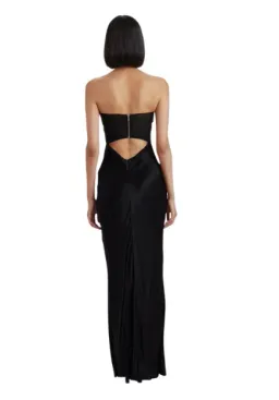 Bec & Bridge Halle Strapless Dress in Black Size Au 10 / M for rent on The Volte - image 3