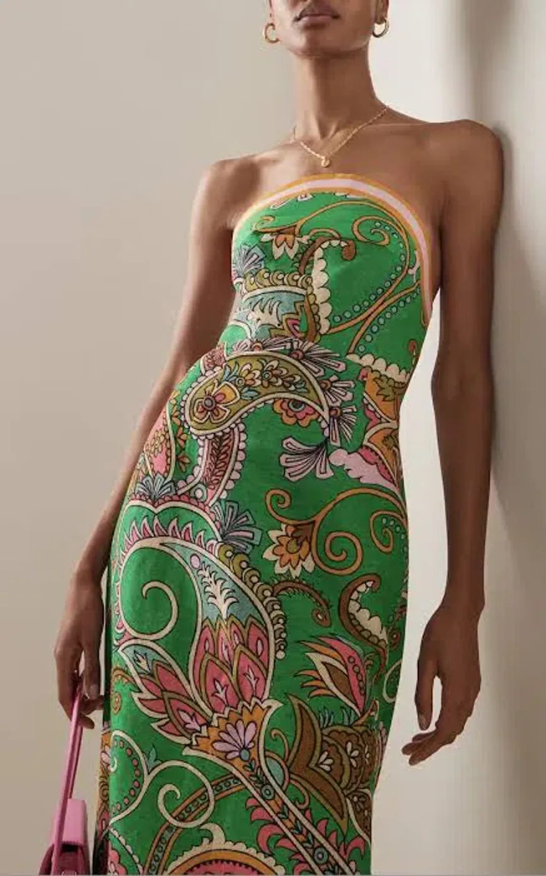 Alemais Marion Bodice Dress Green Size AU 10/M for rent on The Volte - main image