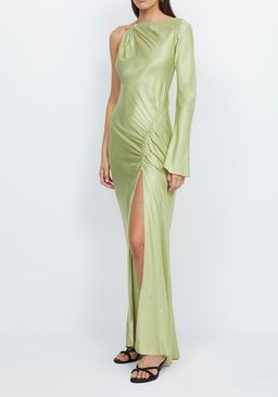 Bec & Bridge Kai Asym Maxi Dress in Pear Size 8 / S for rent on The Volte - image 2