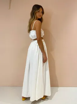 By Nicola Carnival Maxi Dress White Size 10 for rent on The Volte - image 5
