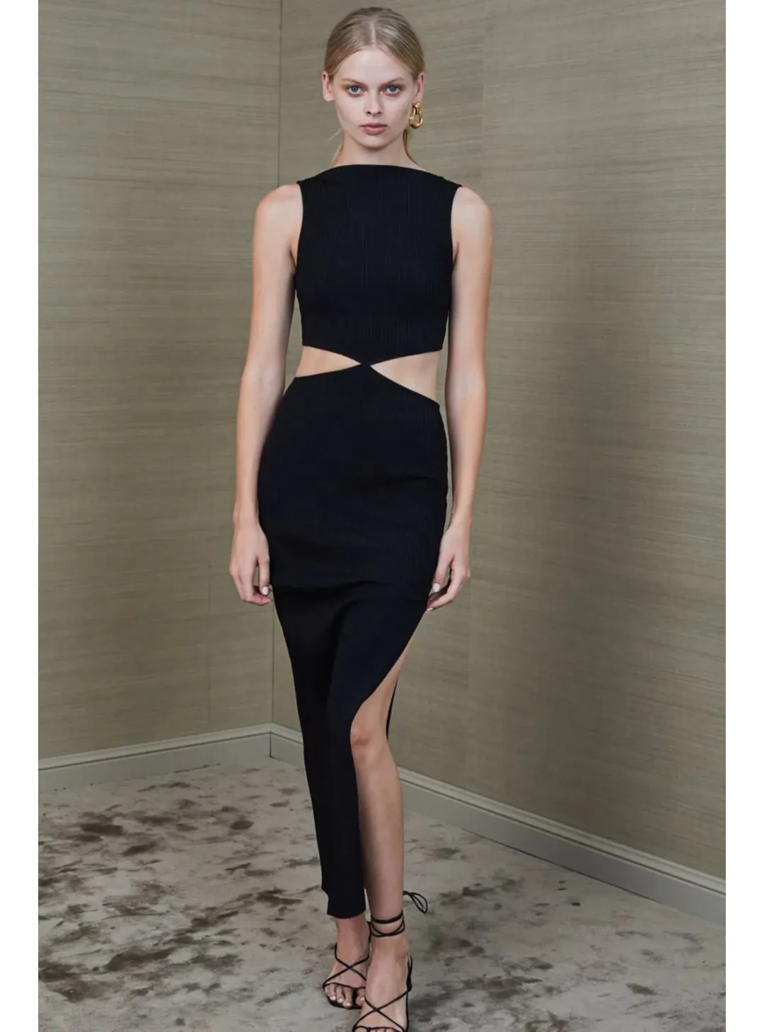 Bec & Bridge Reba Midi Dress Black Size AU 6  for rent on The Volte - main image