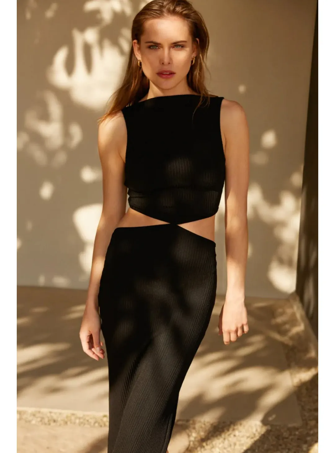 Bec & Bridge Reba Midi Dress Black Size AU 6  for rent on The Volte - main image