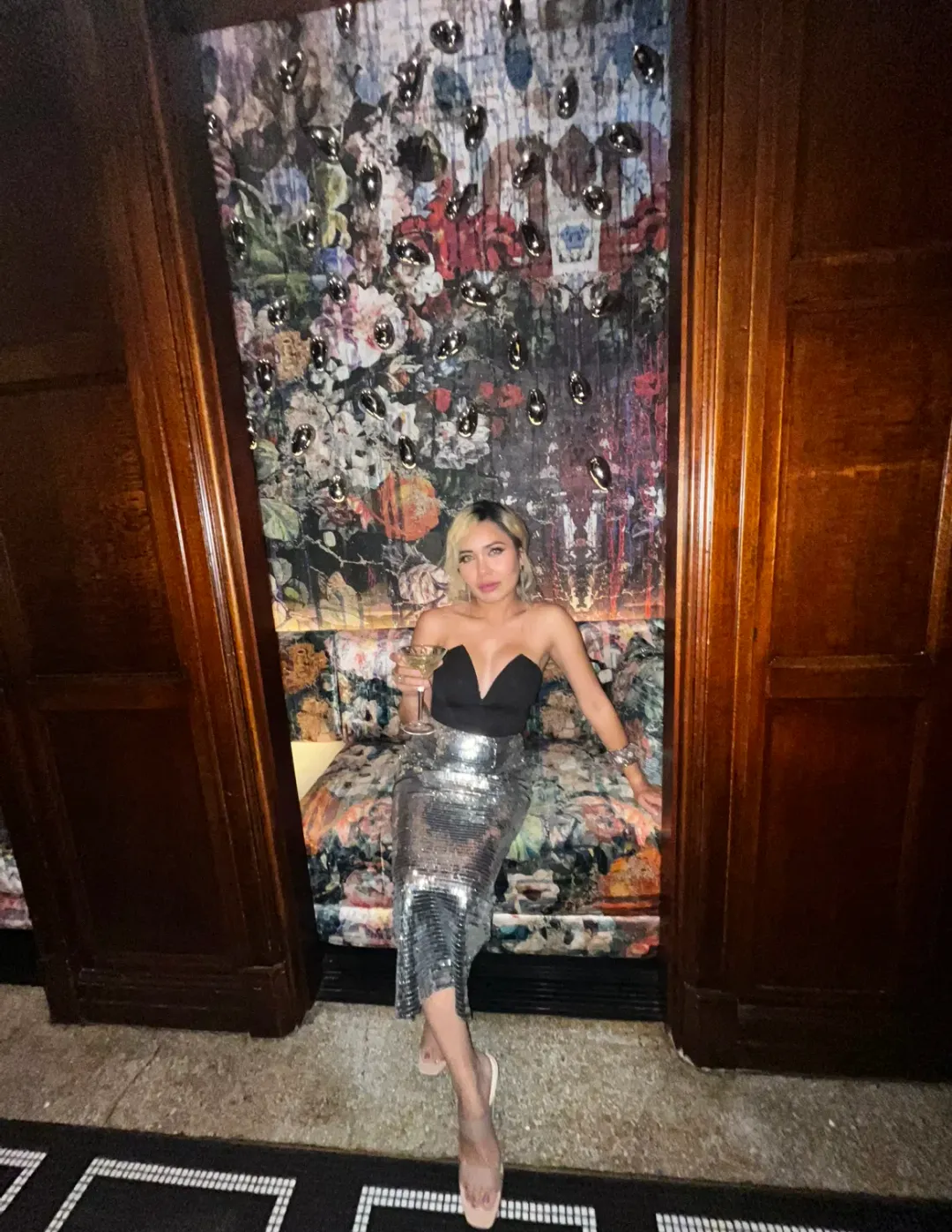 Sheike Glitz and Glam Skirt Silver Size XS / AU 6 for rent on The Volte - main image