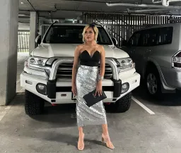 Sheike Glitz and Glam Skirt Silver Size XS / AU 6 for rent on The Volte - image 1