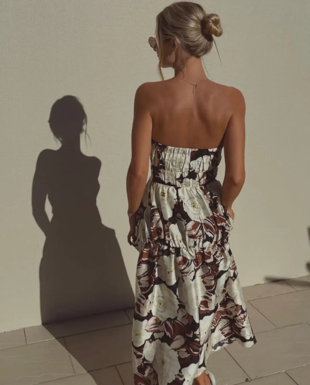 Sir The Label Vivienne Strapless Gown Cream Size 1 / AU 8 for rent on The Volte - main image