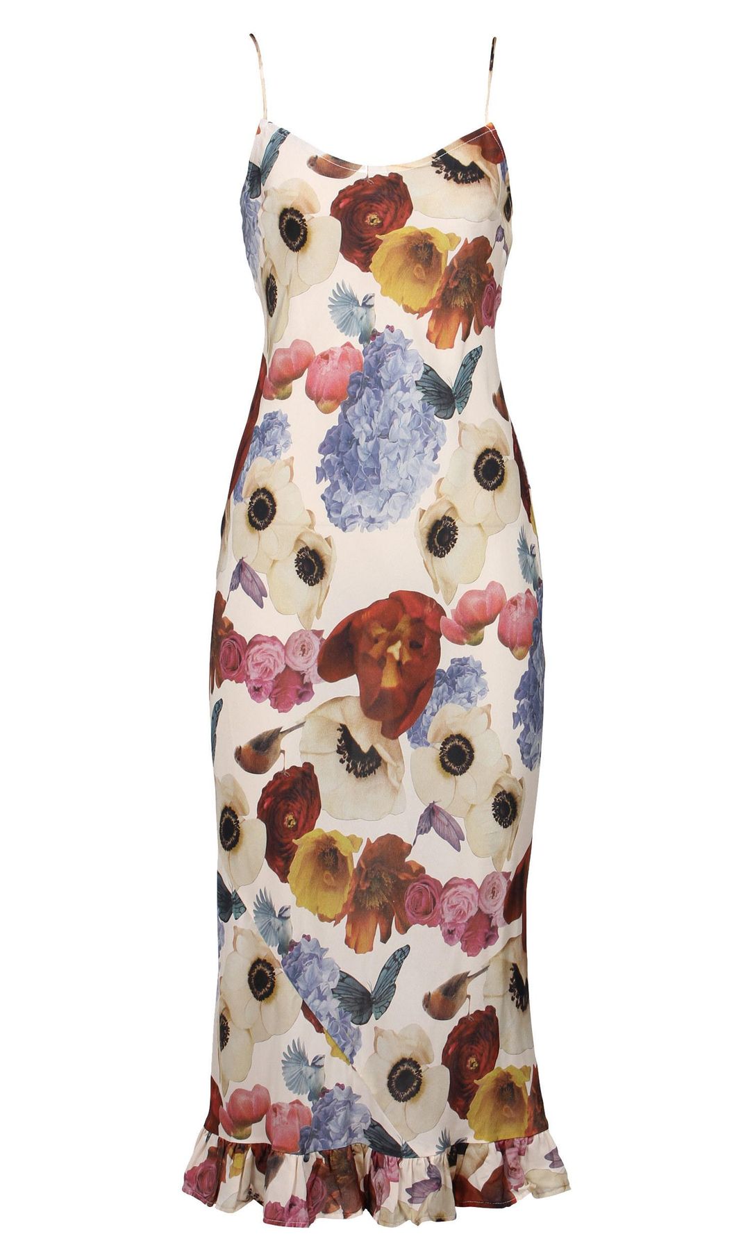RUBY 10PM Slip MIdi Dress Floral Size 6 for rent on The Volte - main image