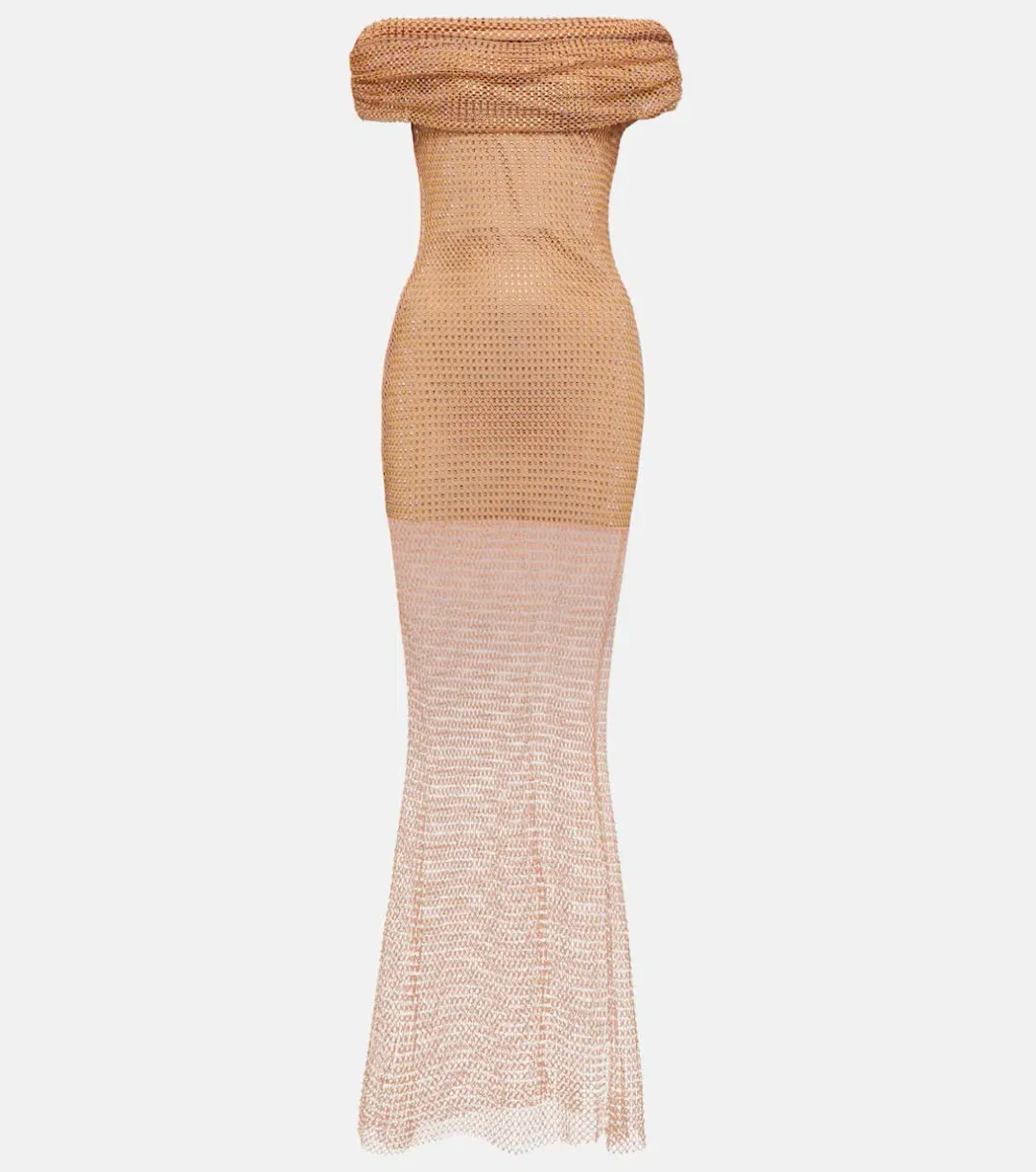 Self-portrait Rhinestone-embellished Maxi Dress Size 6 for rent on The Volte - main image