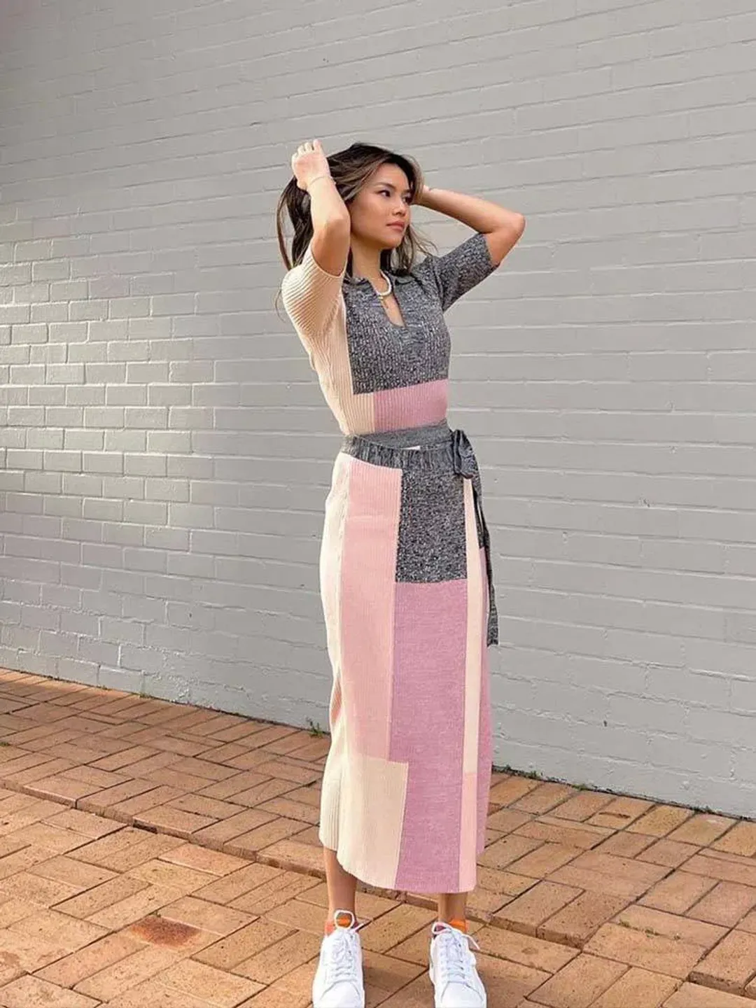 Keepsake Klara Knit Skirt and Top Set Patchwork Size 10 for rent on The Volte - main image