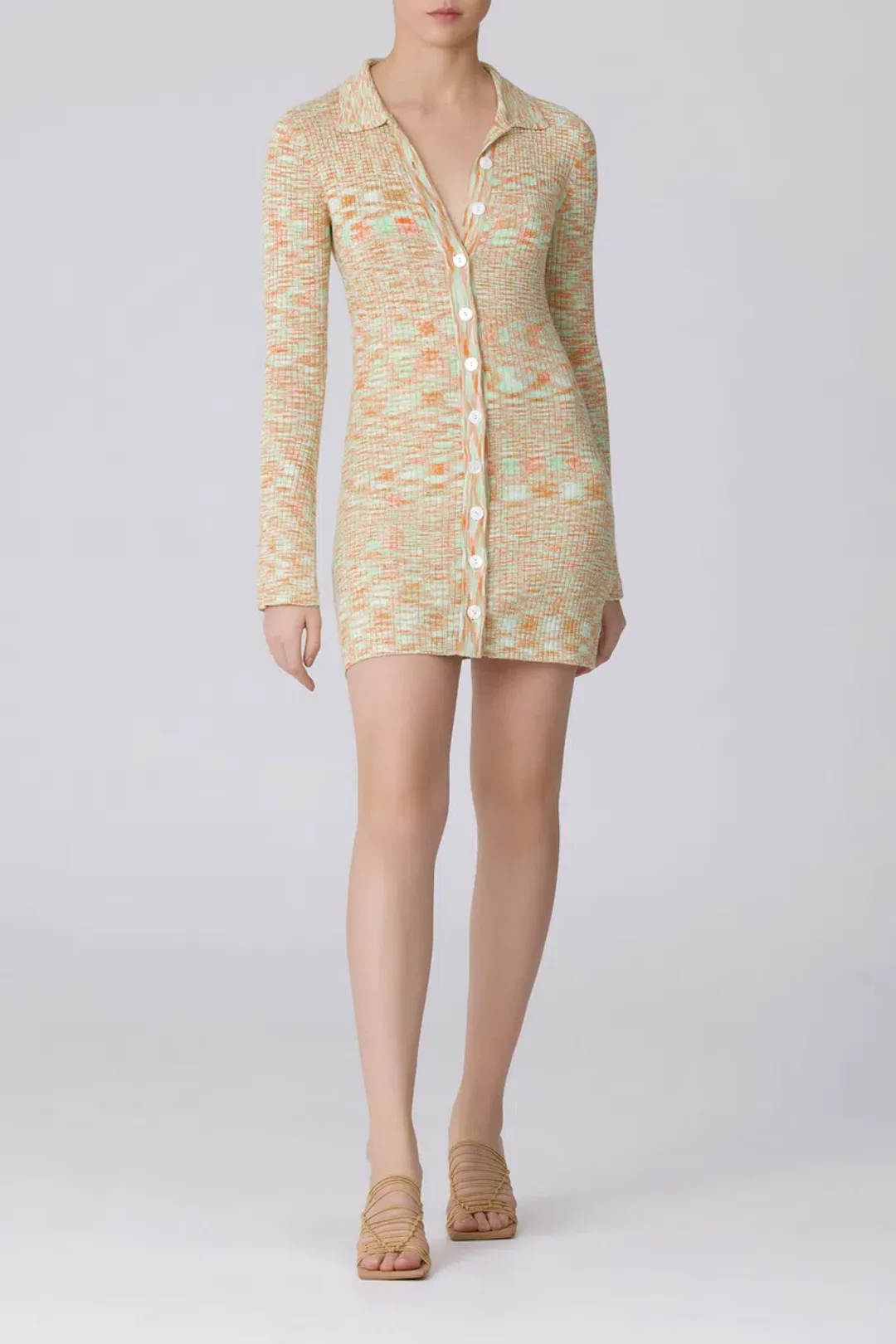 C/MEO Collective Solstice Knit Dress Sherbet Marle Size 10 for rent on The Volte - main image